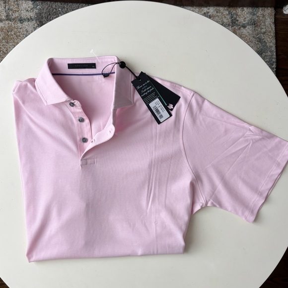 Greyson Men’s Omaha Golf Polo Pink Size XL New - Picture 1 of 8